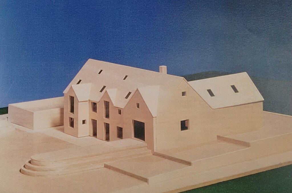 Architectural model of a building