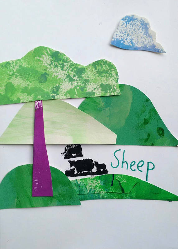 Summer project sheep - Joanna Logan